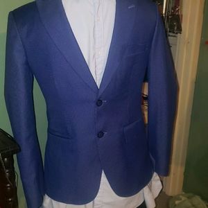 Armani checkered blue jacket